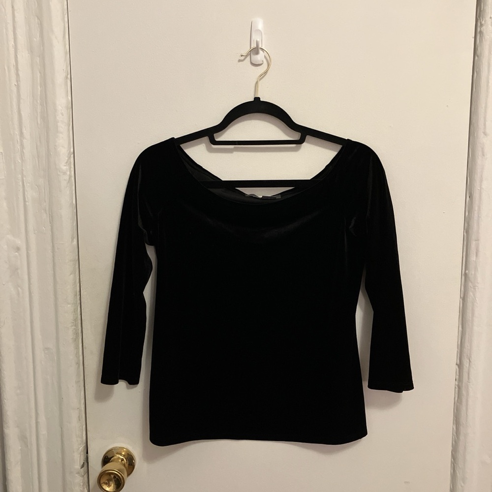 Velvet Black Women's Top